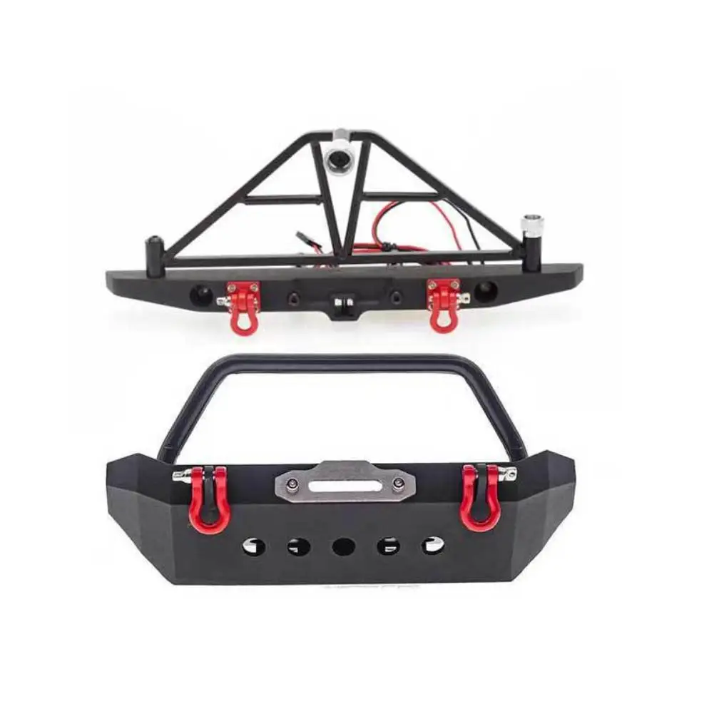 

1Pcs Metal Front Bumper For 1/10 RC Crawler Scx10 90046 Trx4 Defender Upgrade Parts