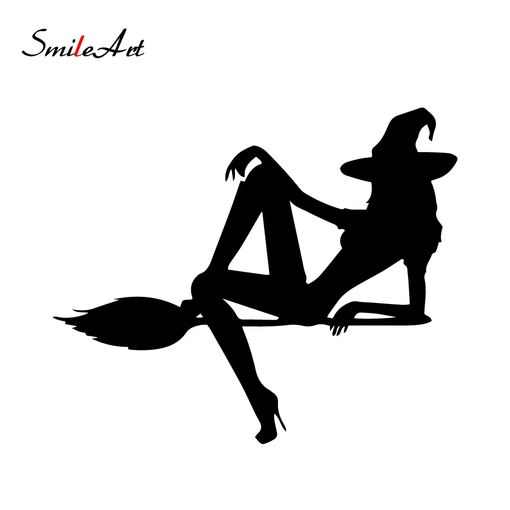 Бесплатная доставка аксессуары для автомобиля ведьмы внешние виниловые