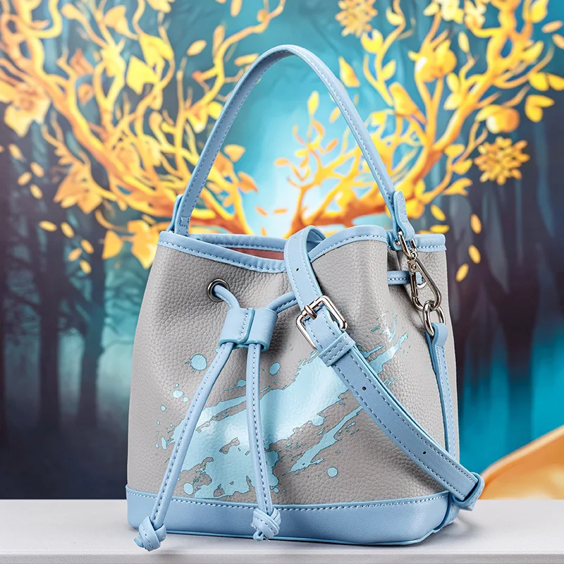 

Роскошная брендовая Высококачественная первослойная модная Высококачественная женская сумка-мешок из воловьей кожи универсальная сумка-...