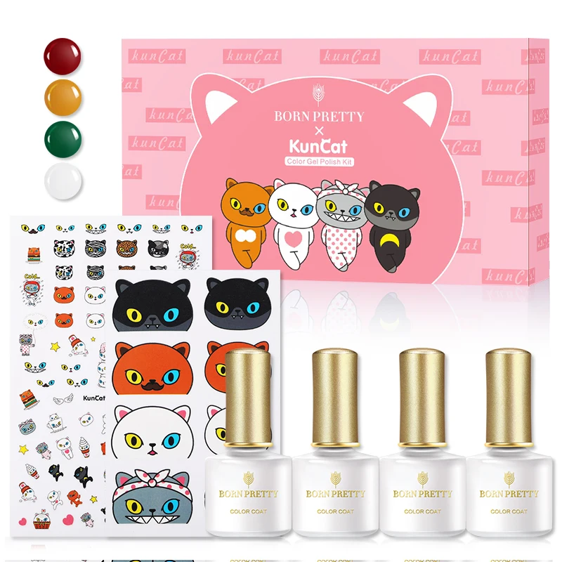 4 шт. Гель-лак для светодиодной УФ-лампы 6 мл | Красота и здоровье