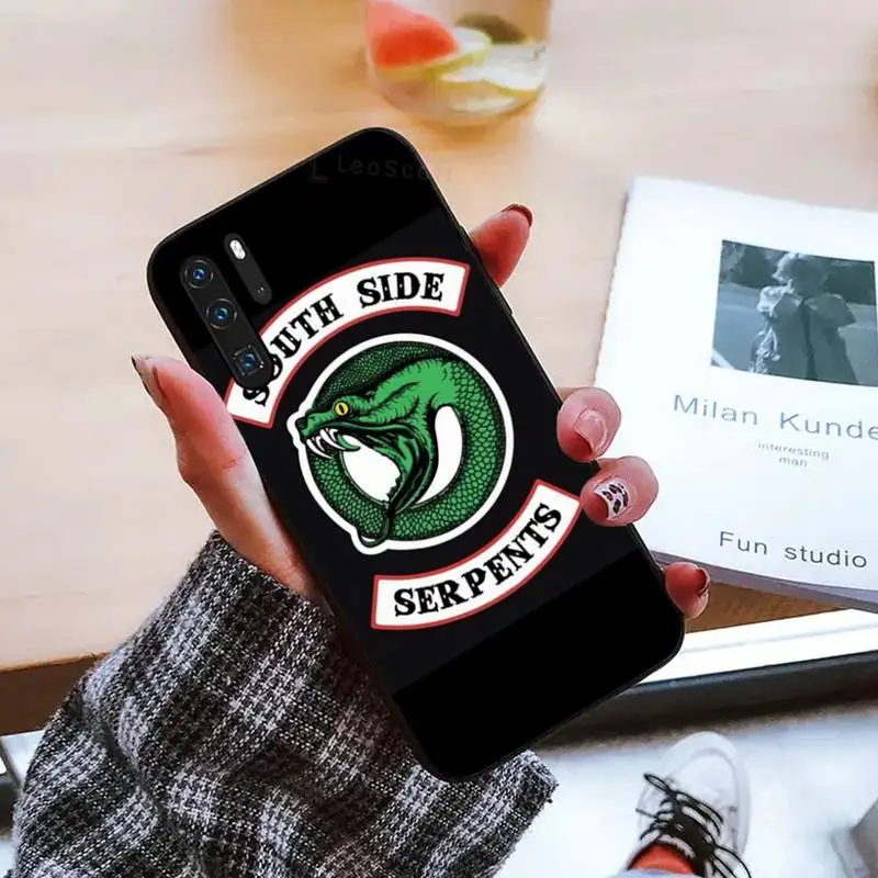 

American TV Riverdale Southside Serpent Phone Case For Huawei honor Mate mate P 10 9X 10i 20 30 40 y7 pro p smart 2019 lite