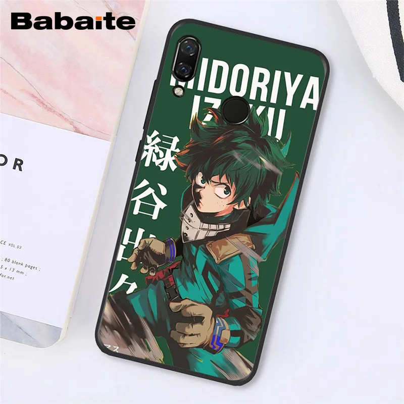 Babaite японское аниме мой герой Boku no Hero Academy чехол для телефона для Xiaomi Redmi8 4X 6A S2 Go Redmi 5 5Plus Note4 5 7 Note8Pro