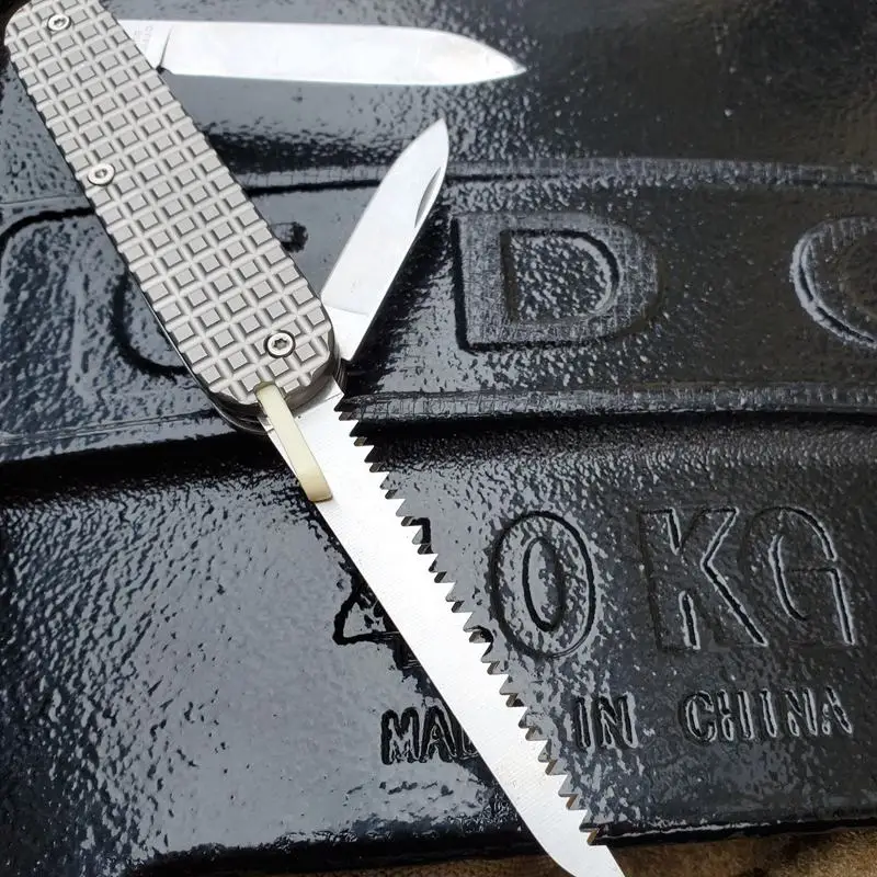 Складной нож из титанового сплава для повседневного использования резки полой
