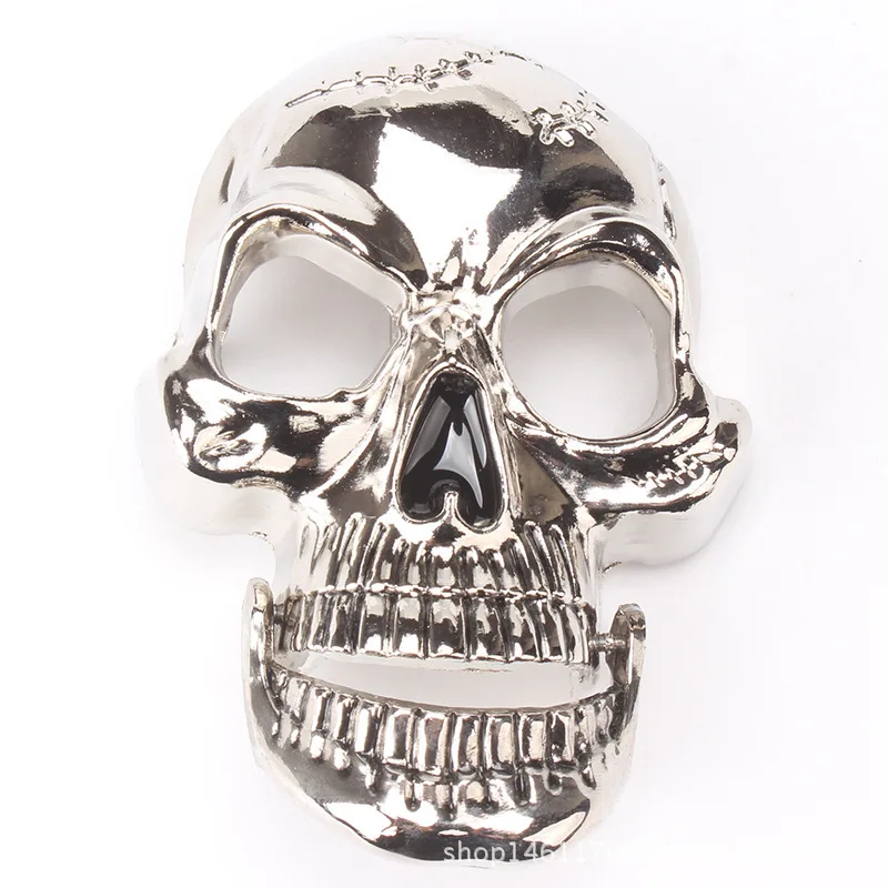 

Skull skeleton belt buckle Belt DIY accessories Western cowboy style Smooth belt buckle Punk rock style k18