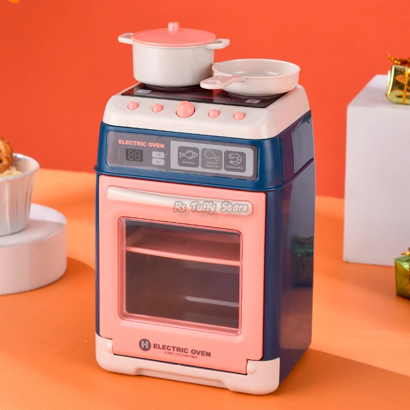 kitchen kids play house simulation electric life household appliances with light sound bread maker oven coffee machine girl toys free global shipping