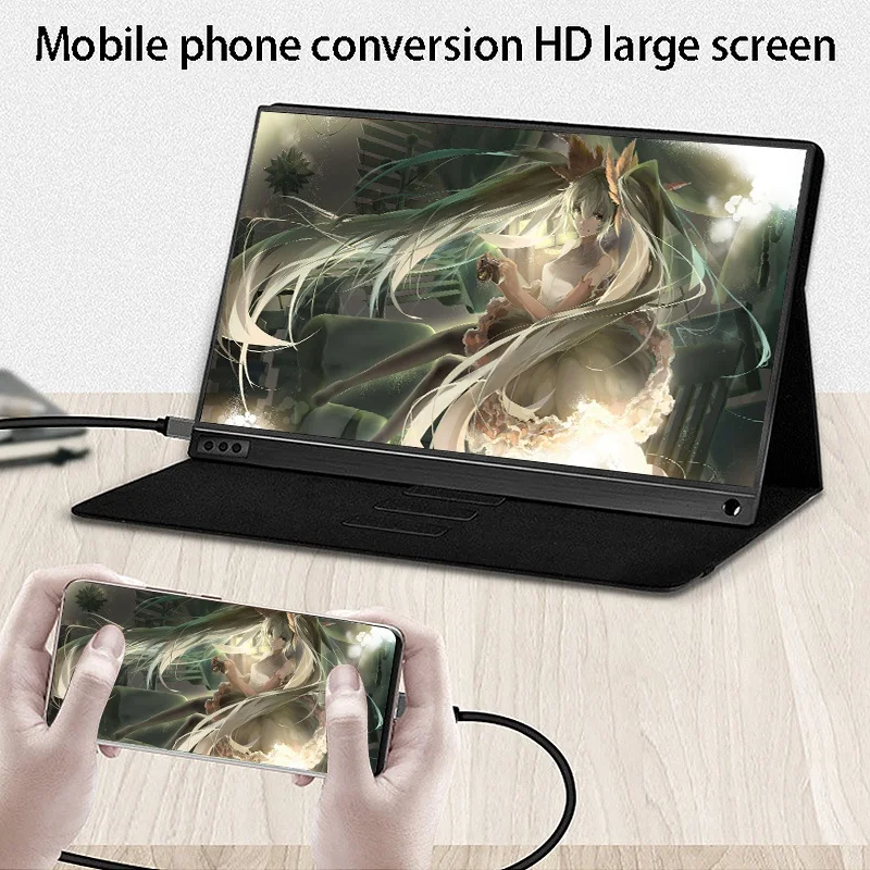 P15Btw 15 6 дюймов Портативный Дисплей Hdmi ультра тонкий с 6000 мА/ч Батарея Пресс Sn