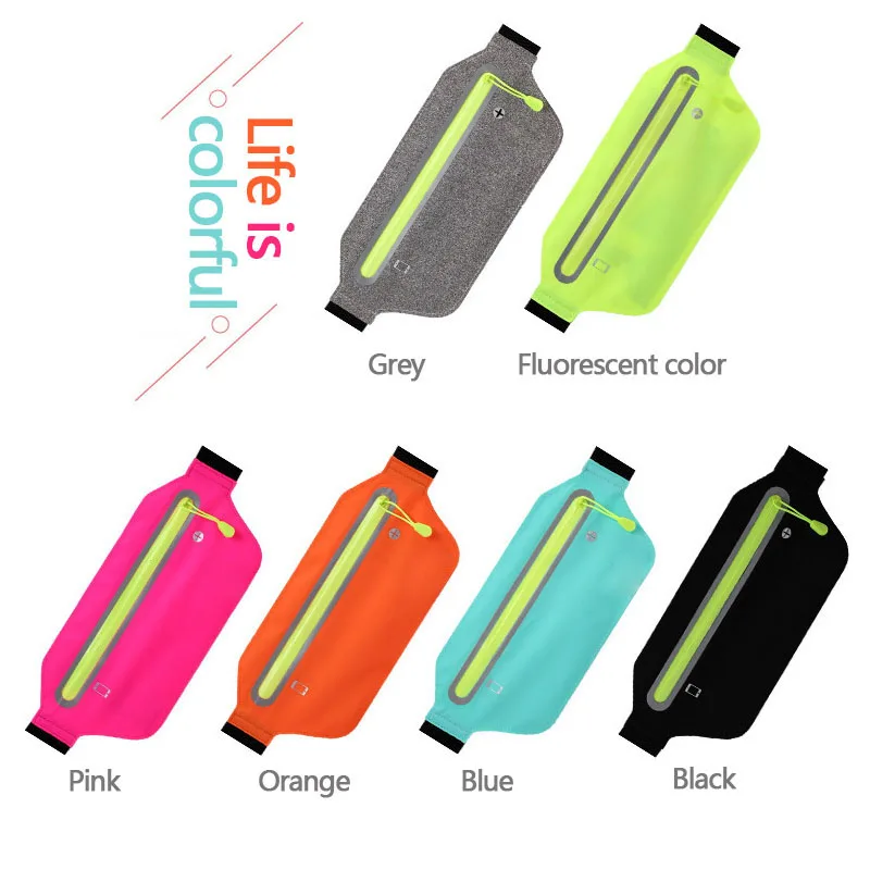 

High Quality Universal Fitness Waist Bag Thick Chain Shoulder Crossbody Chest Bag Running Waterproof Ultra-thin Exercise