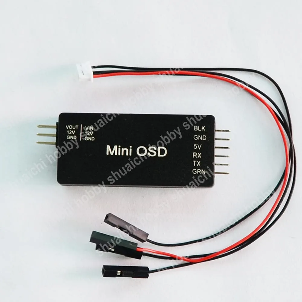 1 компл. Передатчик изображения самолета Mini Модуль OSD на экране Дисплей с кабелем
