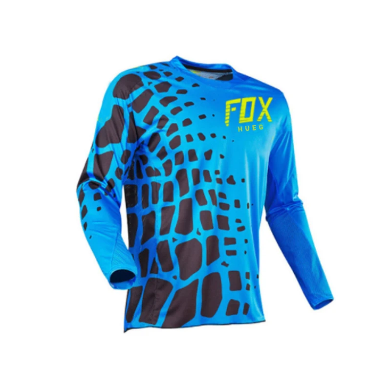 

Short Motocross Jersey Men's Cycling Jersey Motorcycle Downhill Jersey MTB Offroad Huge Fox Bicycle Locomotive T-shirt