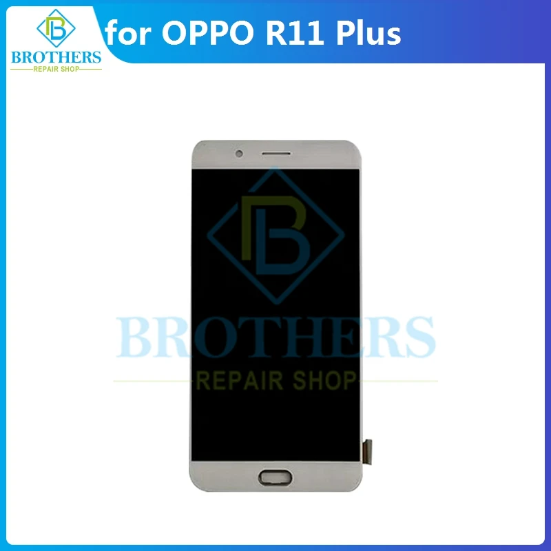 original for oppo r11 plus lcd screen lcd display for r11plus touch screen digitizer lcd assembly phone replacement tested top free global shipping