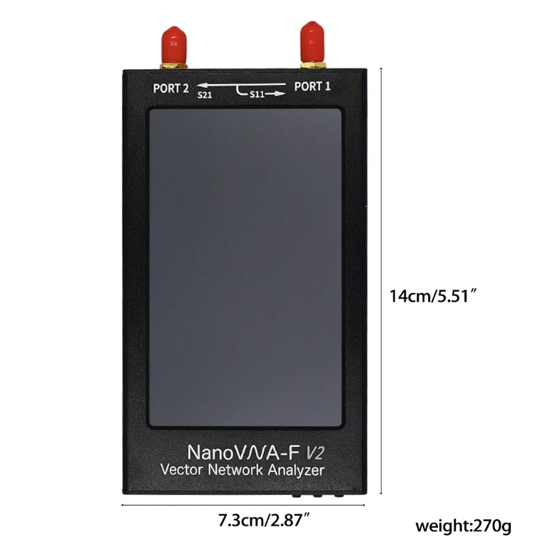 

50kHz-3GHz 4.3 Inch Vector Network Analyzer Strong and Sturdy Network Analyzer