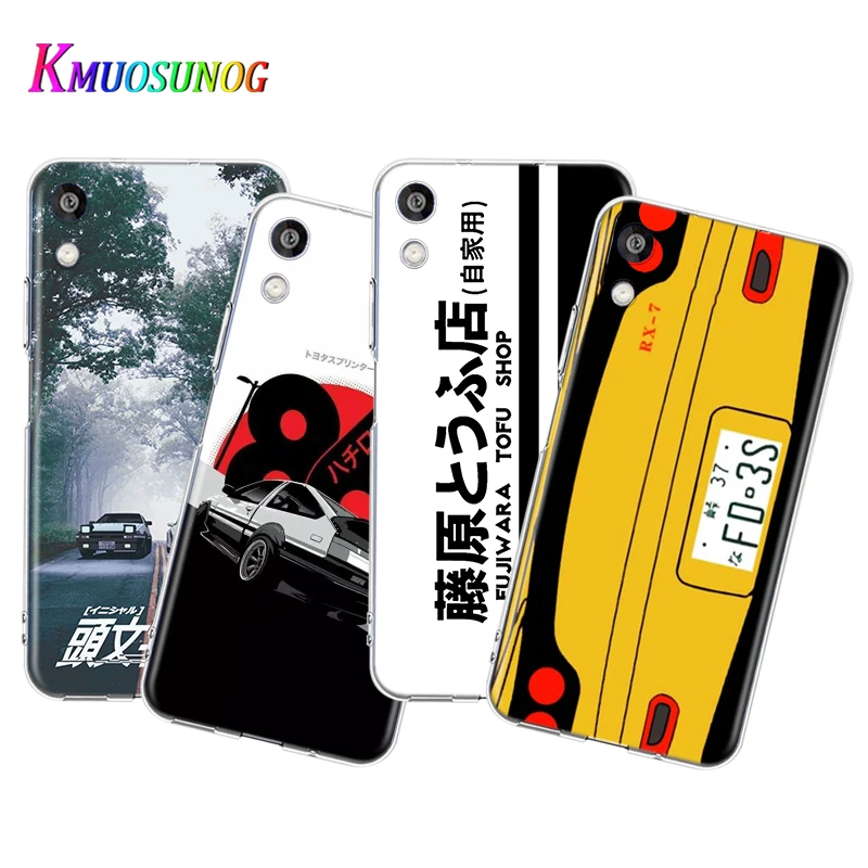 

Transparent Cover Initial D AE86 For Honor 8S 8C 8X MAX 8A 8 7S 7A 7C Play 3E Prime Pro 2020 2019 Phone Case
