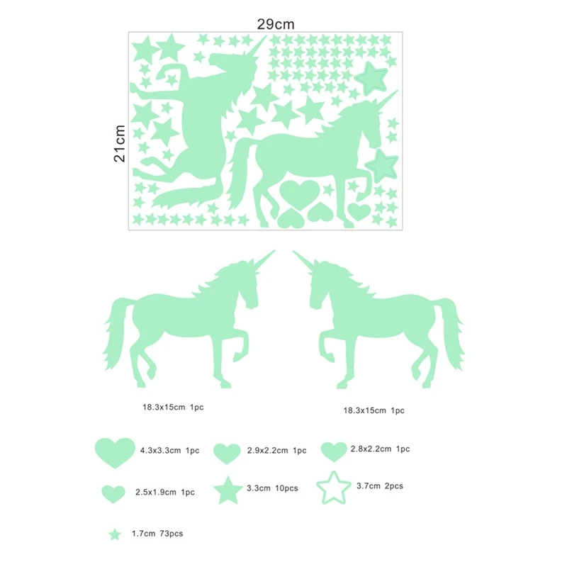 Светится в темноте звезды наклейки на стену для маленьких детей Спальня декор потолка форме которая