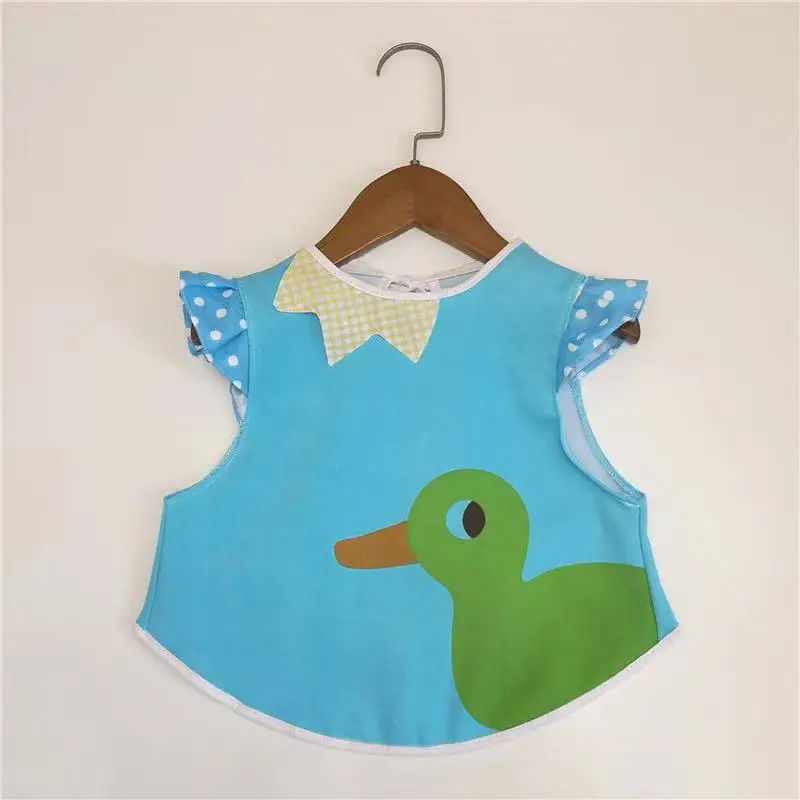 

Baby Bibs Multi-style Cartoon Style Newborn Baby Accessories Pure Cotton Does Not Hurt The Skin Sleeveless Gown Baby Smock Bib