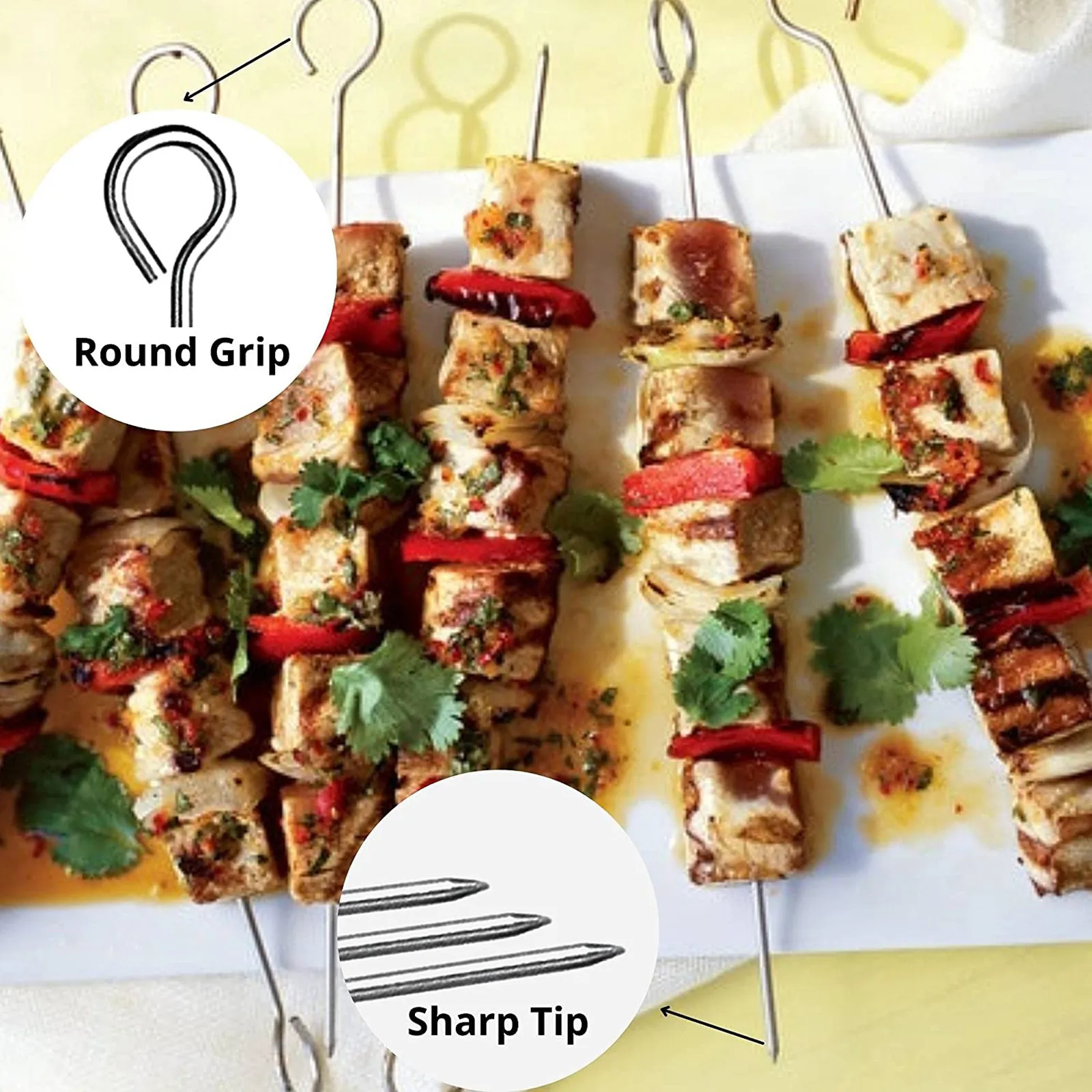 8 шт. иглы для барбекю мяса | Дом и сад