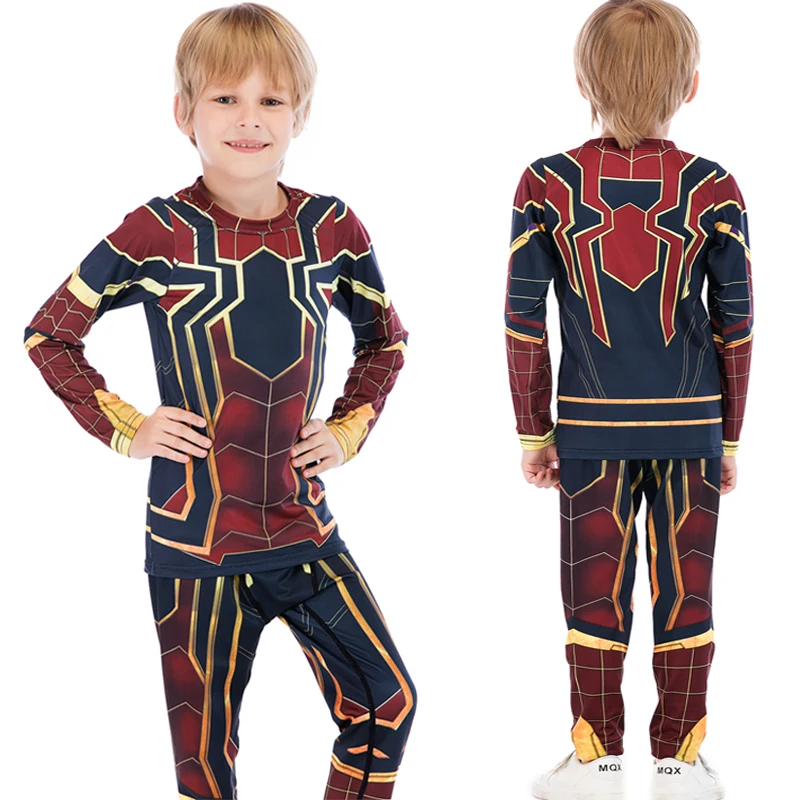 Детский набор одежды для занятий боксом MMA из двух предметов компрессионные