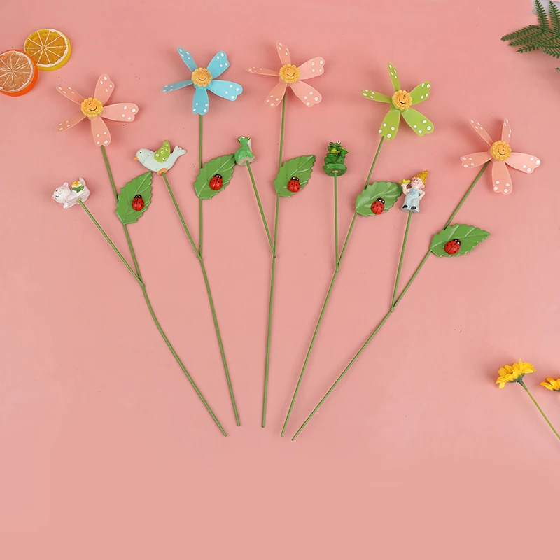 

Random Garden Desktop Decorations Bonsai Toppers for Flowerpot Garden Plant