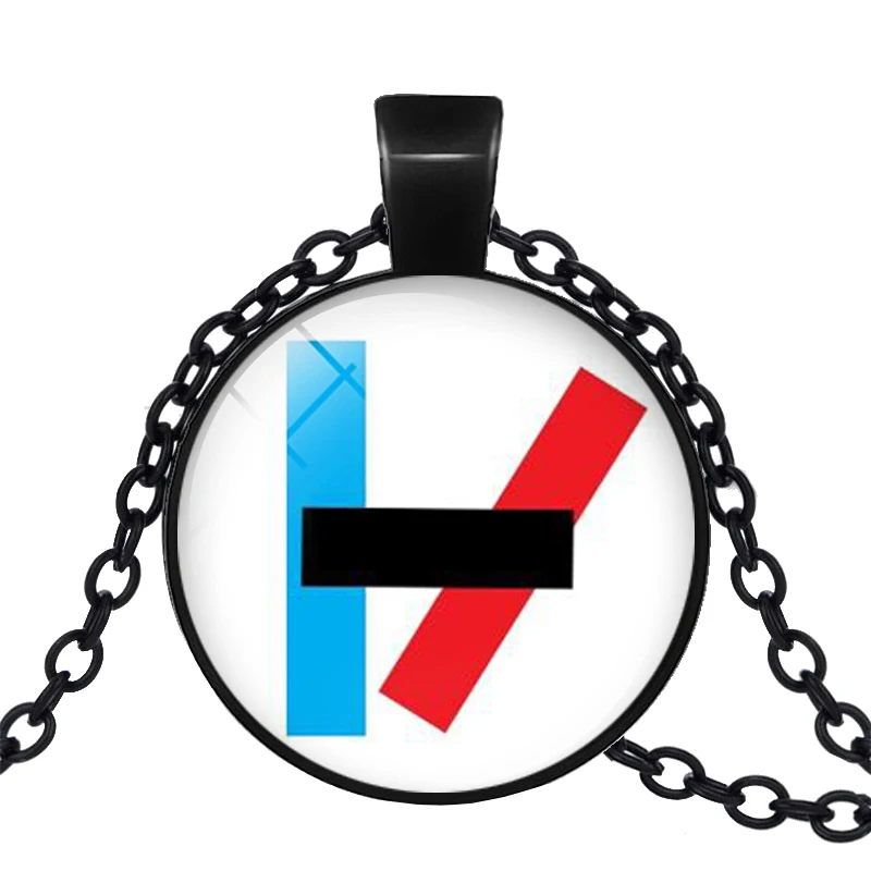 Новинка Ретро Twenty One Pilots ожерелье s логотип музыкальной группы Время драгоценные