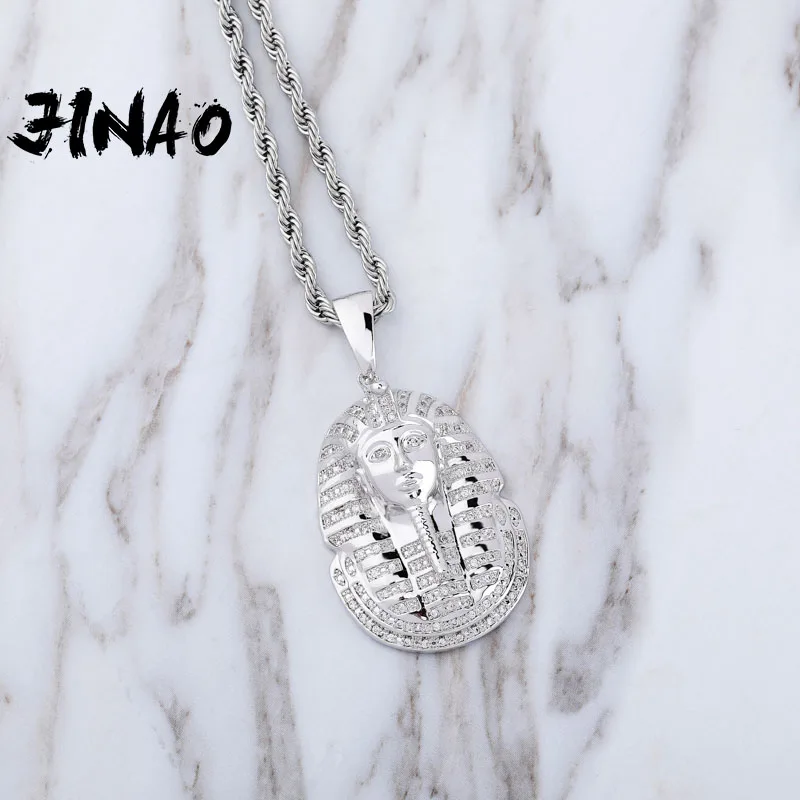 JINAO хип хоп ювелирные изделия из золота Цвет покрытием кулон в виде египетского