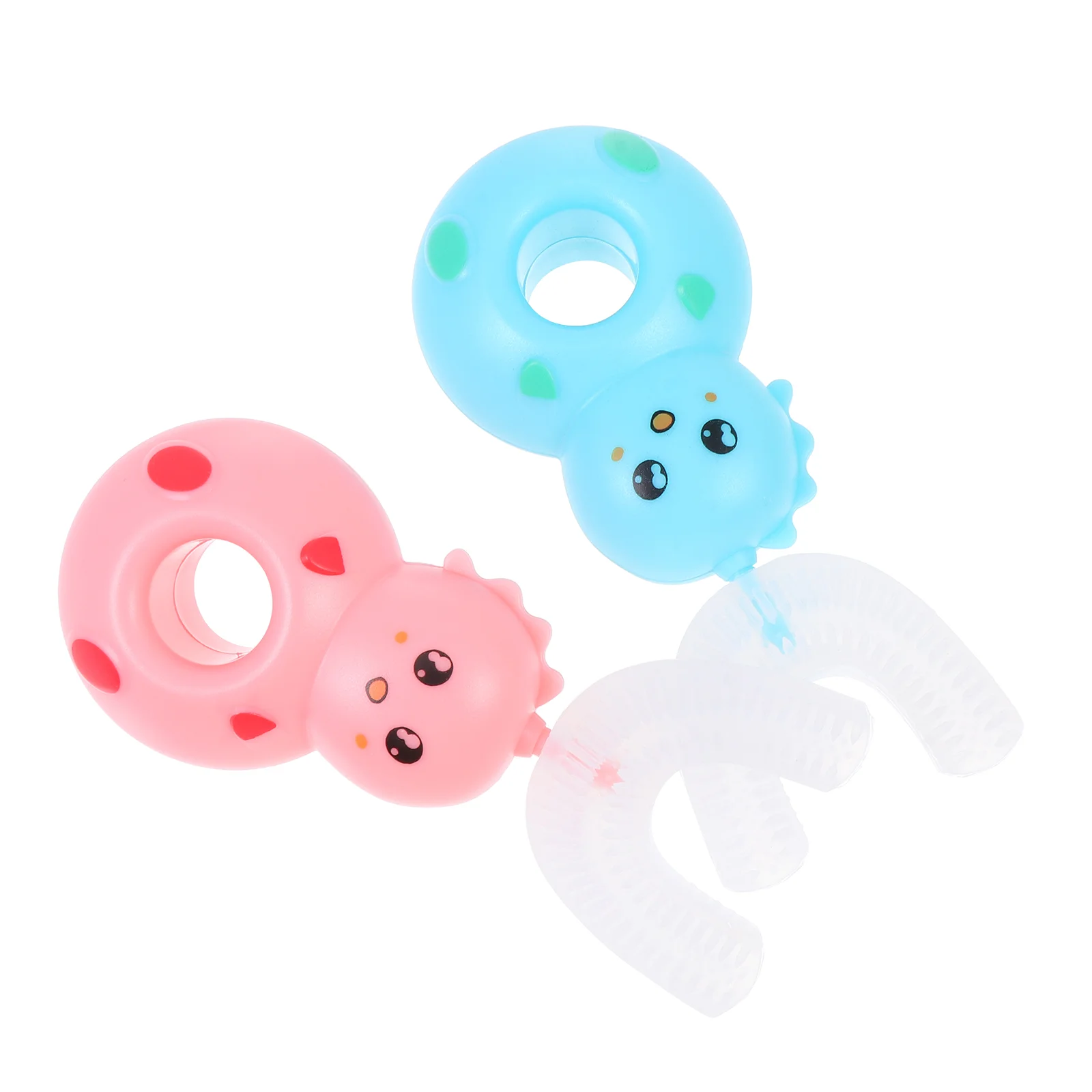 

2 шт., Детские U-образные зубные щётки