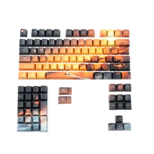 Брелок Saturn Keycaps PBT 5, с сублимационной краской, OEM 110 ключей, PBT Standard 6,25, Spacebar, 4 определенных ключа для механического Keyboa