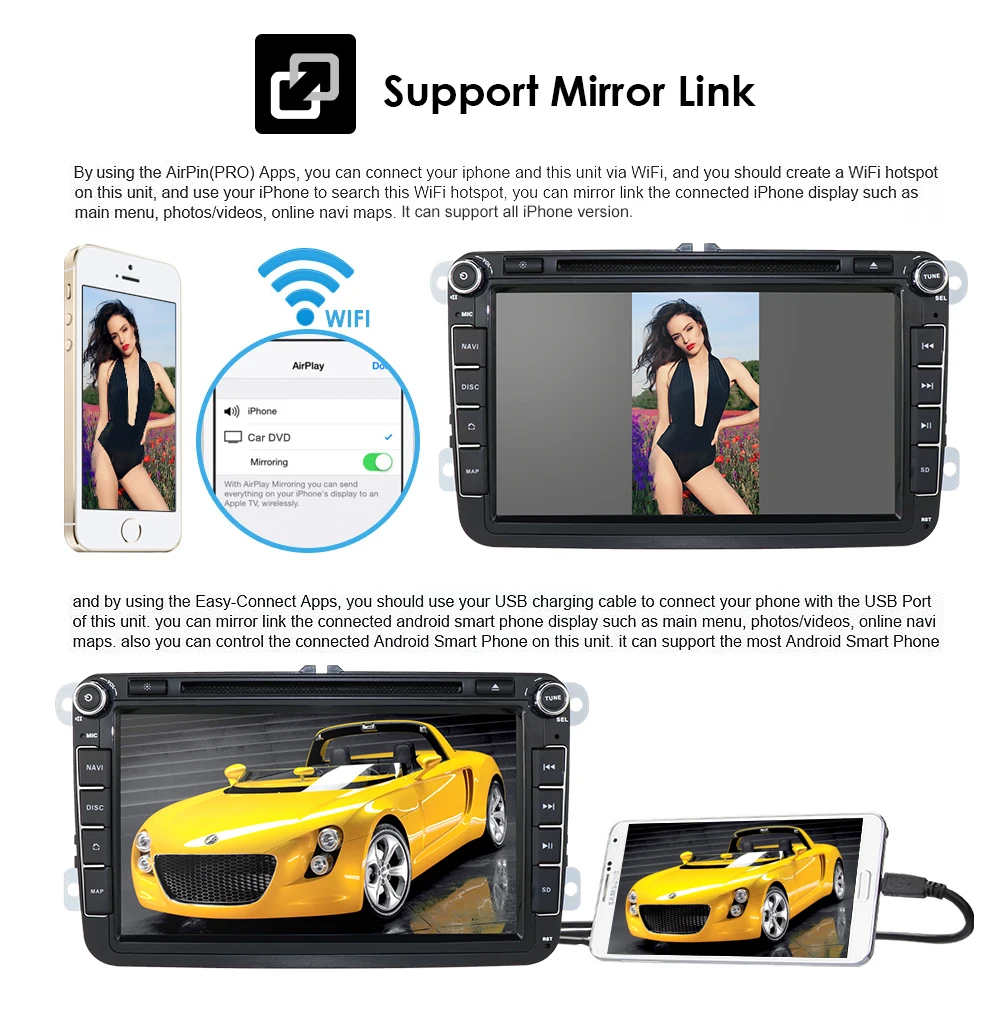 " Android 9,0 Автомобильная dvd-навигационная система для VW Volkswagen Skoda Golf 5 Golf 6 POLO PASSAT B5 B6 Jetta Tiguan dvd-плеер BT, RDS DAB