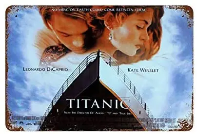 

Titanic Tin Sign Wall Retro Metal Bar Pub Poster Metal 8x12 Inches