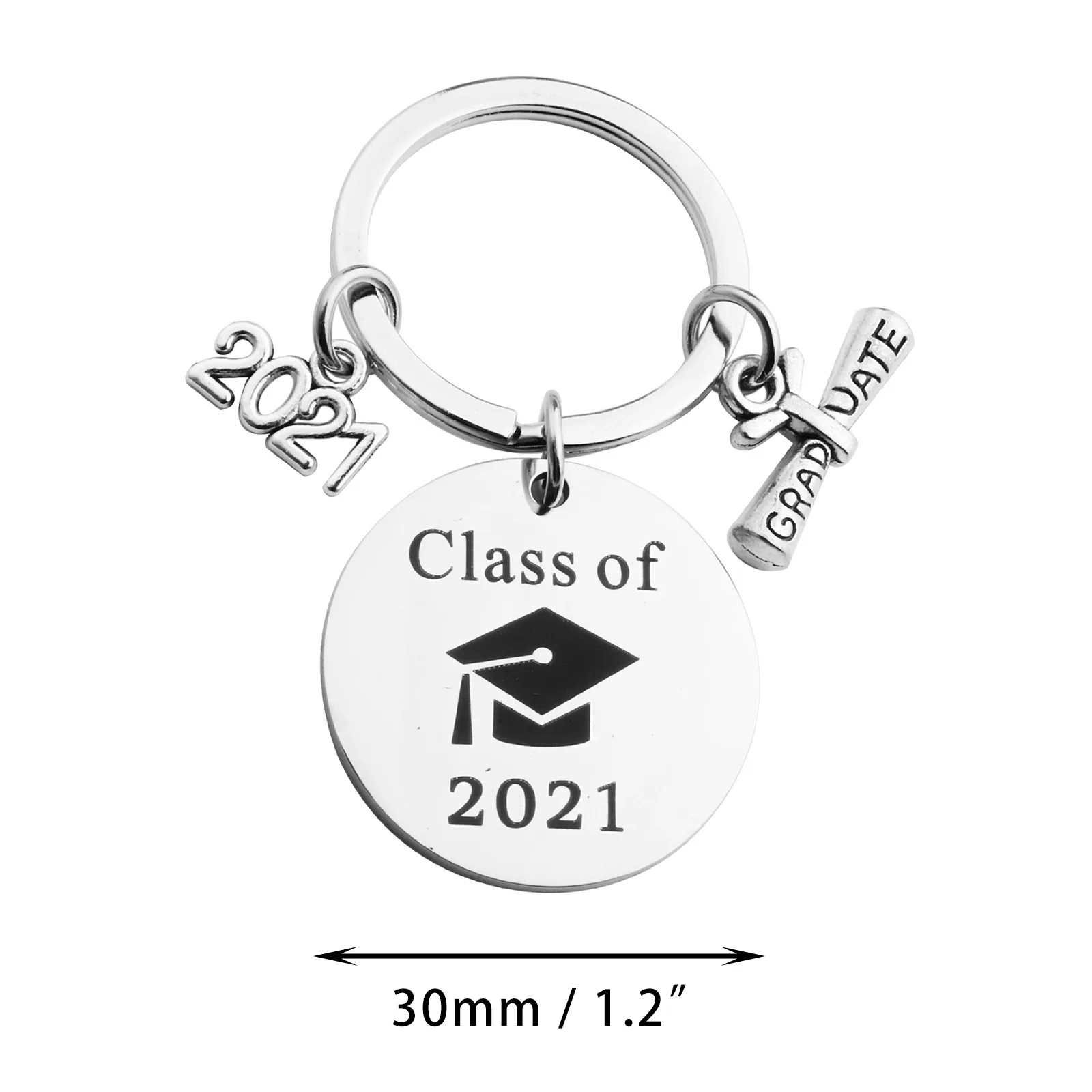 

Graduation Gift Class of Graduation Bachelor Cap Keychain Gift for Your Child Graduation Decorations 2021 Home Decor Accessories