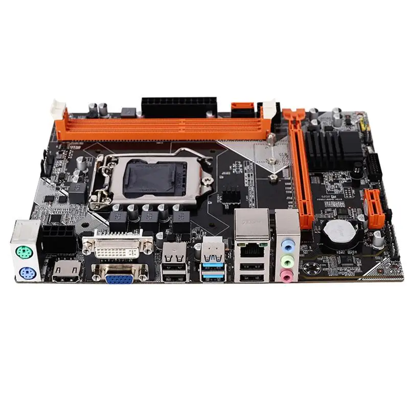 Материнская плата B75 M.2 NVNE интерфейс LGA 1155 Pin Desktop G1620 4G 120G двухканальная