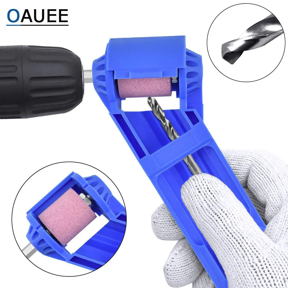 

1 Set Corundum Grinding Wheel Drill Bit Sharpener Titanium Drill Portable Drill Bit Powered Tool Parts drill bit set brocas