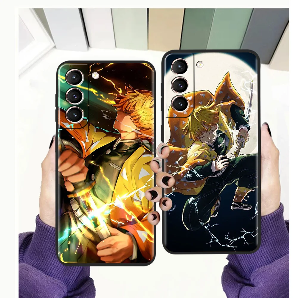 

Kimetsu No Yaiba Anime Phone Case for Samsung Galaxy S20 FE S20 S21 Ultra S10 S9 S8 Note 20 Ultra 10 Plus Silicone Cover Shell
