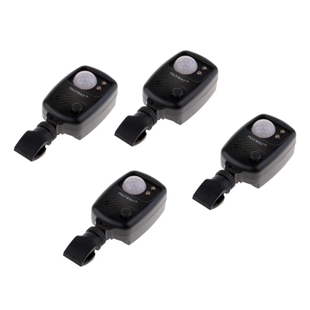

4pcs Fishing Infrared Sensor Alarm for Day and Night Time Fishing Hunting