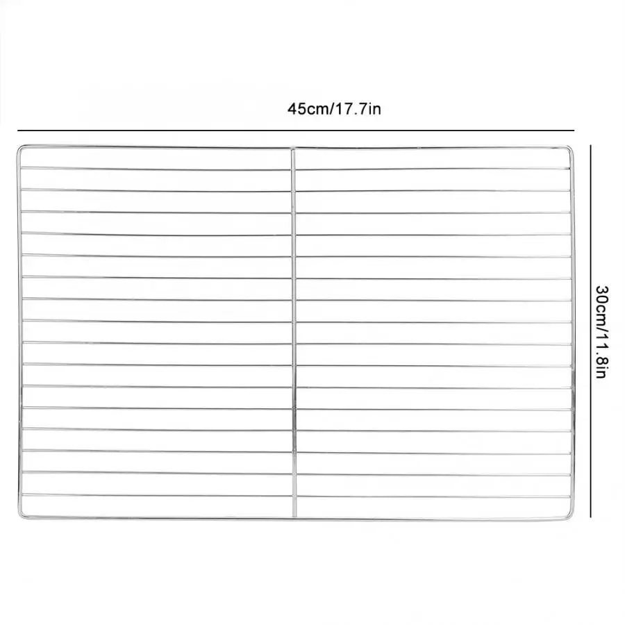 Квадратная антипригарная сетка из нержавеющей стали для барбекю и индейка