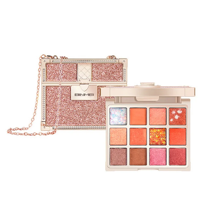 

12 Colors A Set Beauty Eyeshadow Matte Pearlescent Longlasting Eye Shadow Pallete Star Gliter Case Makeup Gift for Women Girls