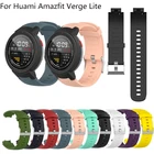 Ремешок силиконовый для смарт-часов Huami 3, сменный Браслет для наручных часов amazfit verge (A1801), 10 цветов