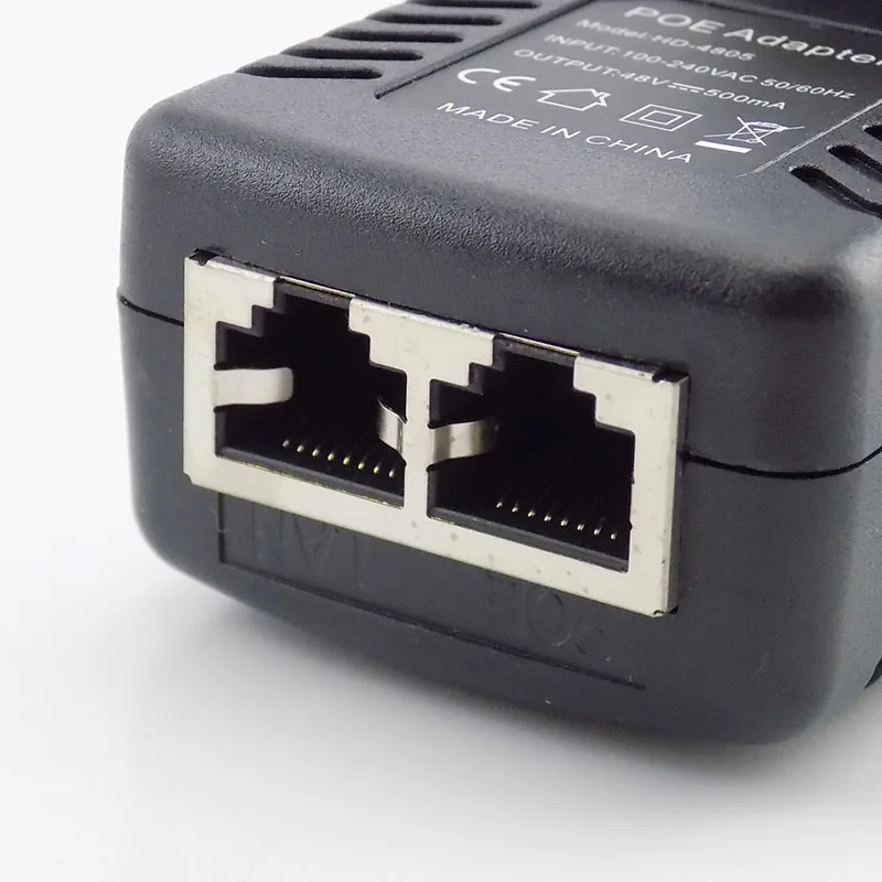 POE инжектор DC 48 В 0.5A 24 Вт 12 В 1A Poe источник питания адаптер-форсунка переключатель для ip-камеры Wifi настенное зарядное устройство US/EU штекер