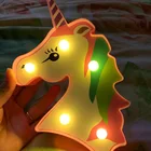 Вечерние украшения в виде единорога, 3D светодиодный светильник в виде фламинго из альпаки для домашнего декора, светодиодный светильник для спальни, Детский Светильник для дня рождения, детский душевой светильник
