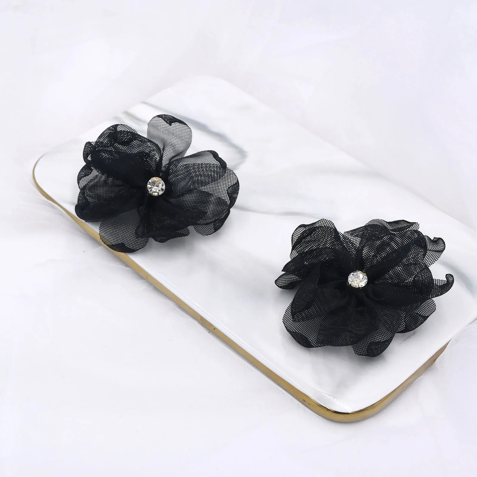 

TOPQUEEN-AX11 Shoe clip flower lady wedding shoe party wedding High heels decorative accessories flower fashion