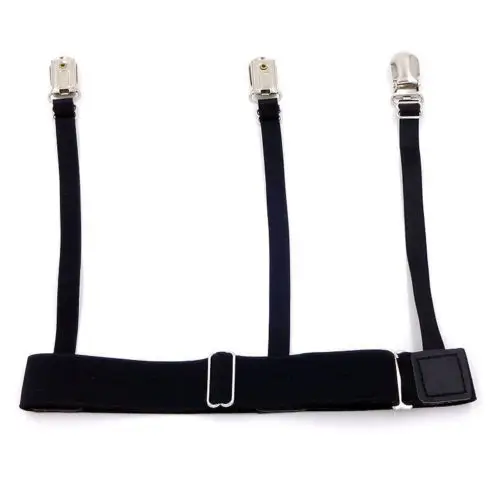 Mens Shirts Stays Garters Holder 1 Pair Adjustable Shirt Holders Resistance Belt Suspenders For Men Locking Clamp | Женская одежда