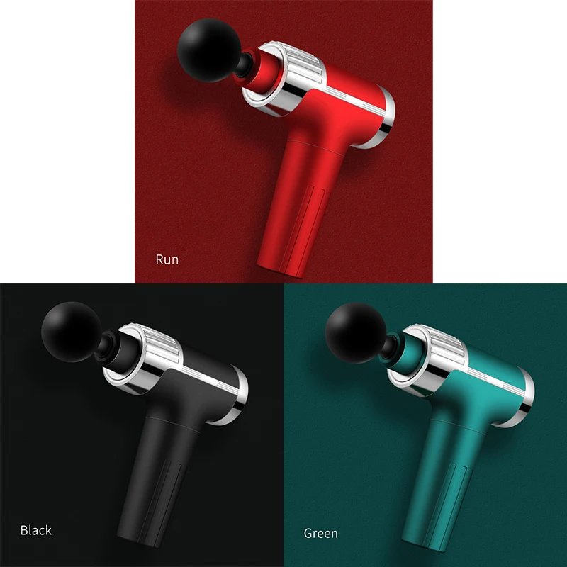 

2021 NEW 60W High Frequency Massage Gun Muscle Relax Body Relaxation Electric Massager With Portable Bag Therapy Gun For Fitness