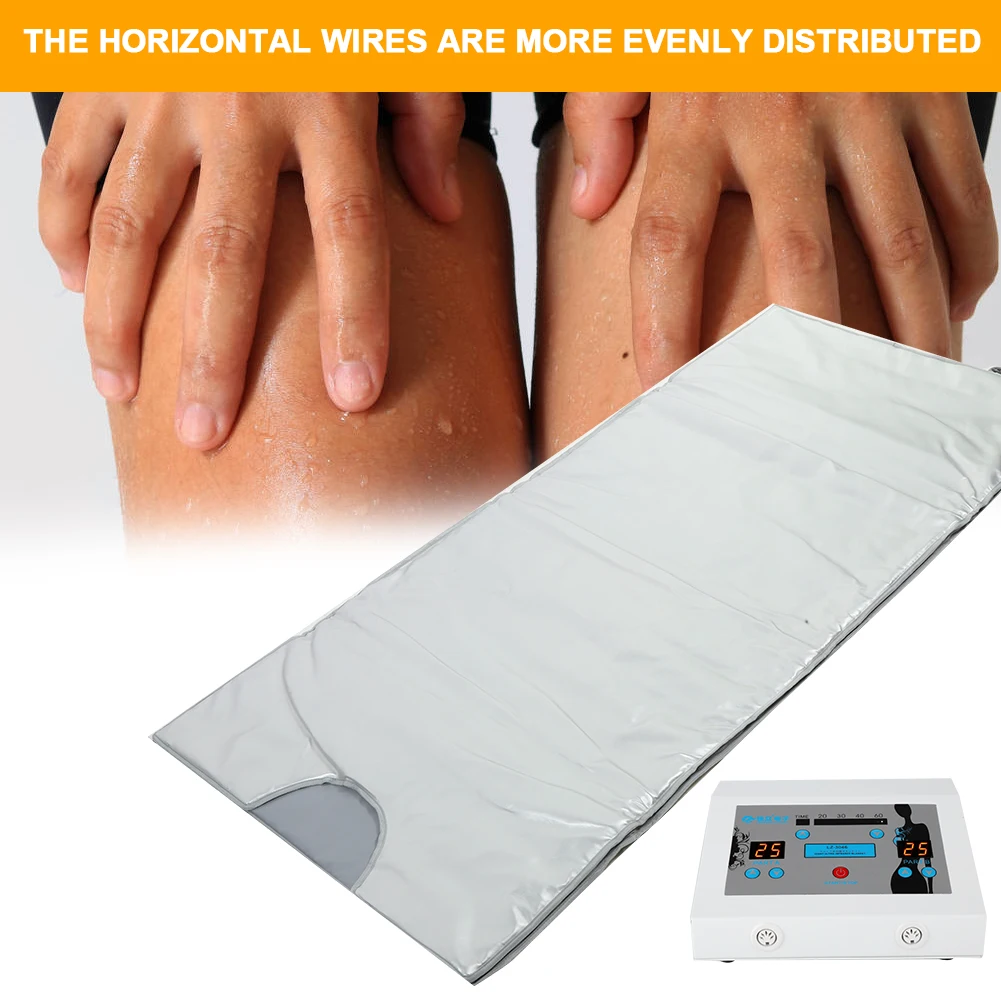 

Одеяло с подогревом для сауны, одеяло для детоксикации тела, уход за здоровьем, одеяло для фитнеса на пару с австралийской вилкой 220 В (одеяло...