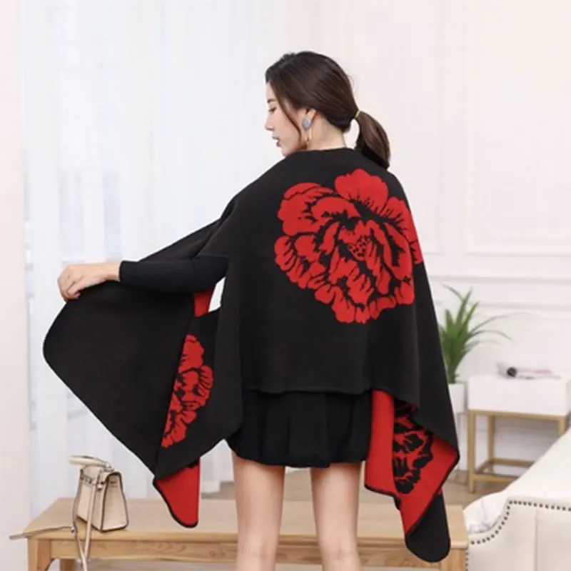 Новое 2020 Толстое Зимнее женское пончо платки для путешествий шарфы женские