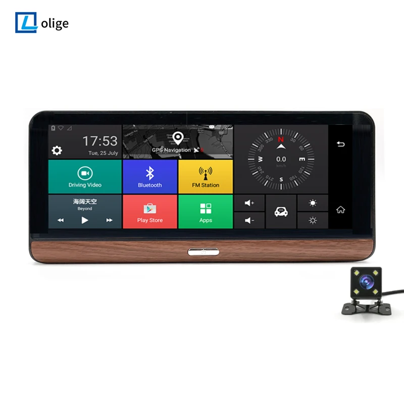 Автомобильный видеорегистратор 7 84 дюйма Android 5 1 GPS навигация 4G ADAS FHD 1080P