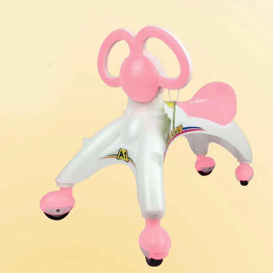 Детский самокат немой колесный детский баланс От 1 до 3 лет пуш ап зеленый