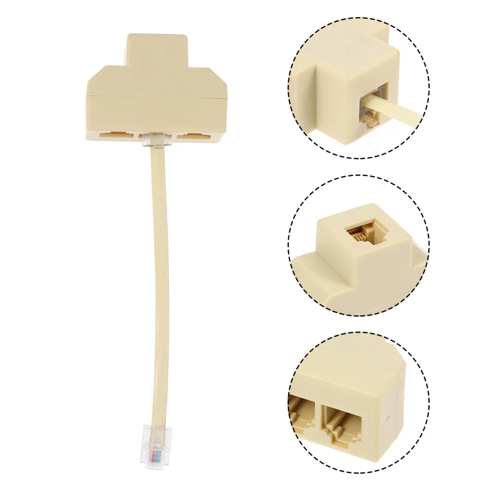 

4pcs Telephone Junction Box Telephone Distributor 3 Way Telephone Splitter