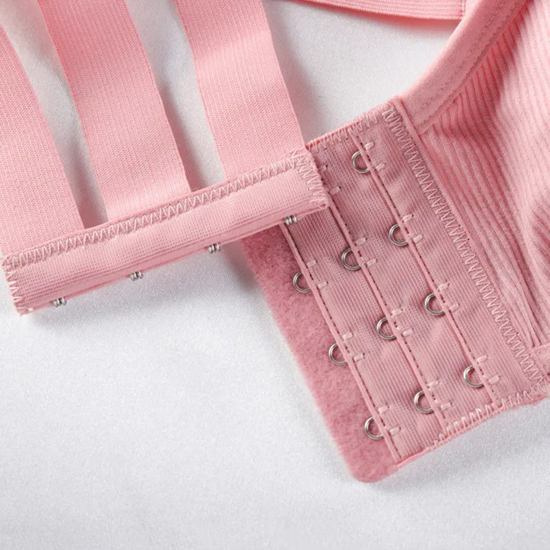 

2021 New Seamless Women Tube Tops Strapless Sexy Bra Crop Top Back Closure Bandeau Top Underwear Female Strapless Bra Wrap Top