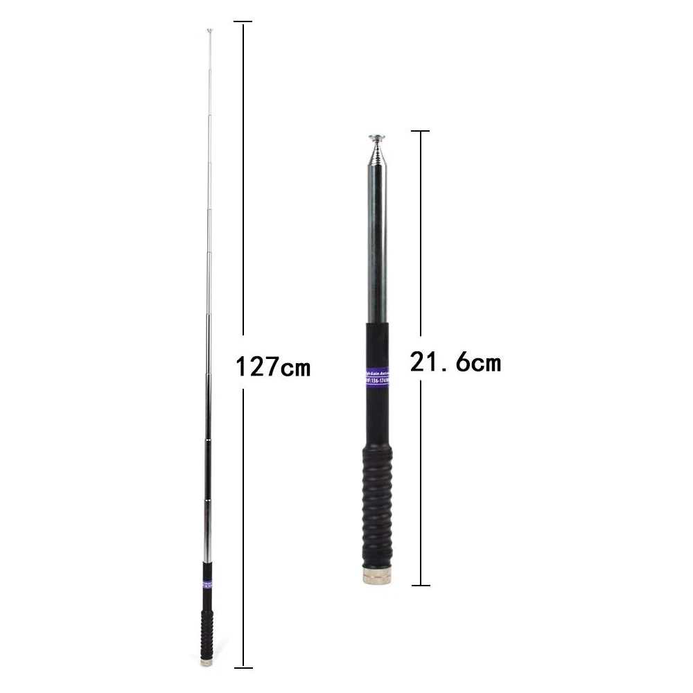 Телескопическая антенна SMA Male VHF 136-174MHz для Yaesu с. М. . | Мобильные телефоны и