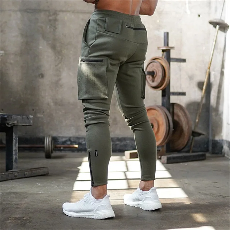 Брюки мужские камуфляжные хлопковые спортивные штаны много карманов джоггеры