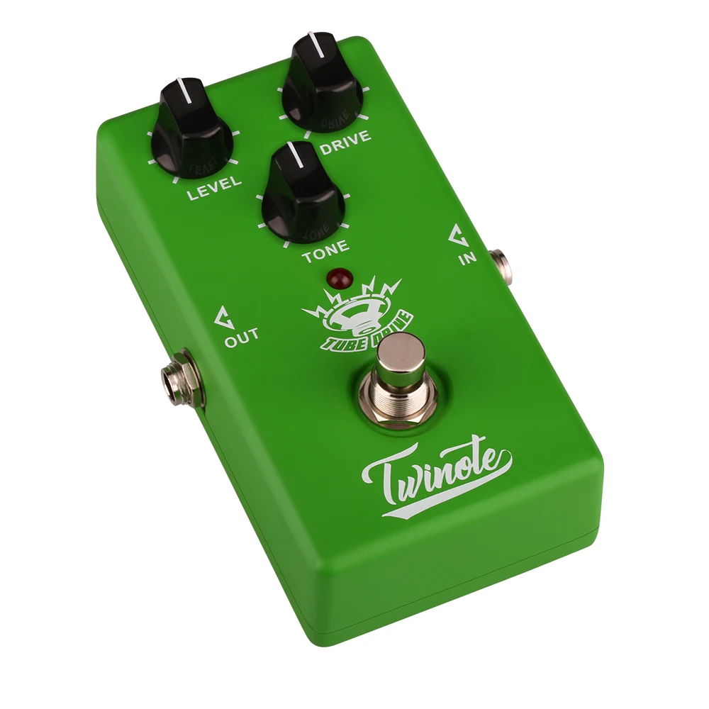 Педаль эффектов Twinote Overdrive Для Гитарный процессор трубчатый привод теплая