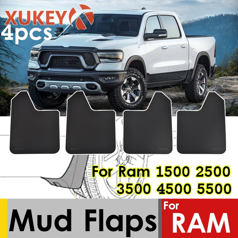 Для Dodge Ram pickup 1500 2500 3500 4500 5500 SRT-10 4x4 DRW Rumble Bee Брызговики брызговиков крыло брызговиков вспышки